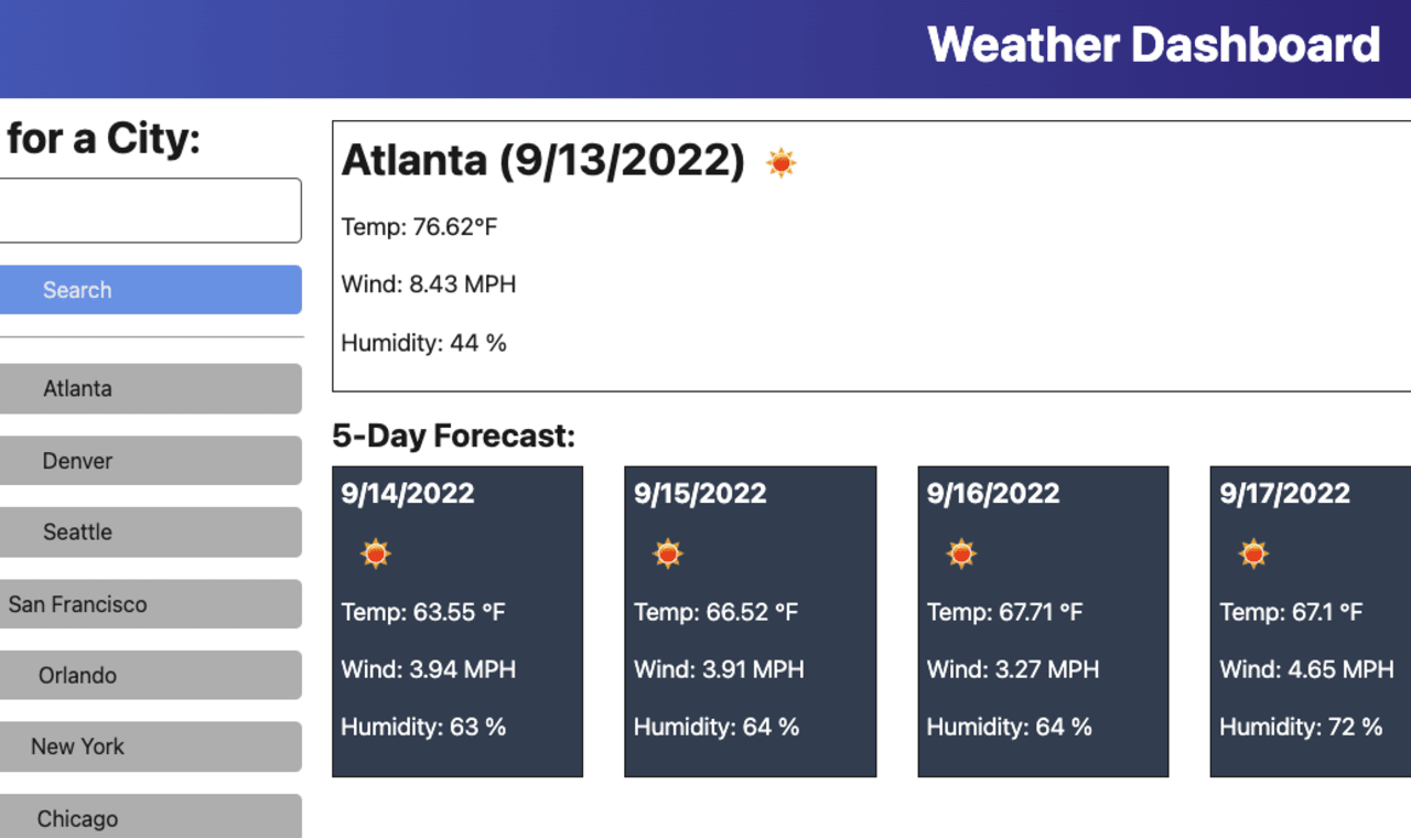 Weather Demo